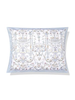 Atelier Choux x Caitlin Wilson toile de Jouy-print pillow - Blue