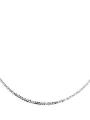 Atelier Collector Square 2020 white gold diamond necklace - Silver