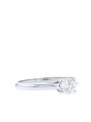 Atelier Collector Square 2020s 18kt white gold Solitaire diamond ring - Silver