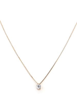 Atelier Collector Square pre-owned rose gold diamond chain necklace - Pink