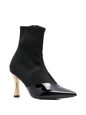Atelier Vania Gypsum 100mm ankle boots - Black