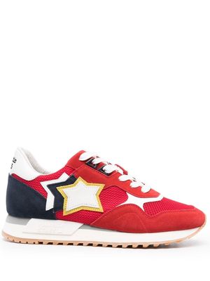 Atlantic Stars Draco lace-up trainers - Red