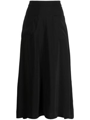 Atlantique Ascoli high-waist midi skirt - Black