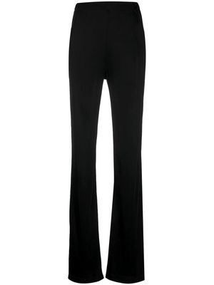 Atlein high-waisted flared trousers - Black