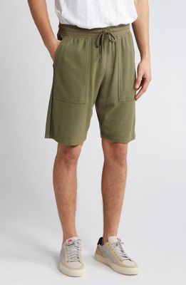 ATM Anthony Thomas Melillo Piqué Drawstring Shorts in Army 