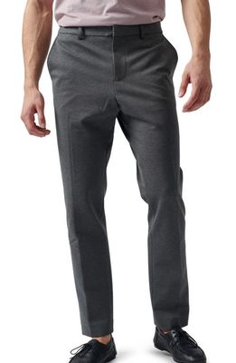 ATM Anthony Thomas Melillo Slim Ponte Knit Pants in Heather Charcoal