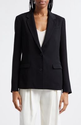 ATM Anthony Thomas Melillo Soft Crepe Twill Blazer in Black