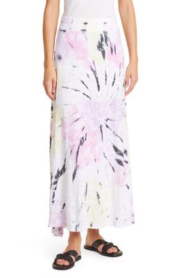 ATM Anthony Thomas Melillo Tie Dye Pull-On Cotton Skirt in Orchid Combo