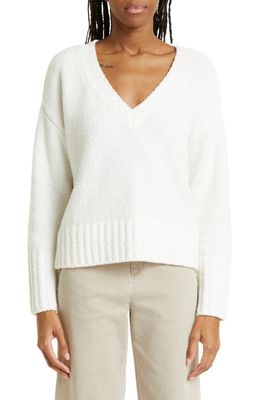 ATM Anthony Thomas Melillo V-Neck Sweater in White