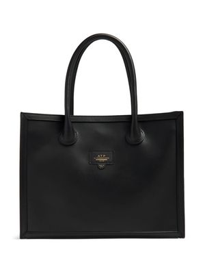 ATP Atelier Montefalcione leather tote bag - Black