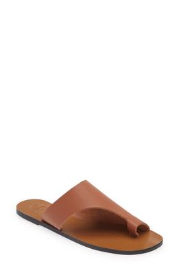 ATP ATELIER Rosa Slide Sandal in Brandy Vacchetta