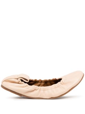 ATP Atelier Teano leather ballerina shoes - Neutrals