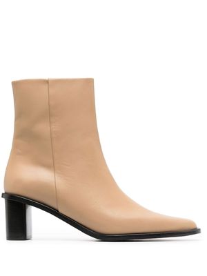 ATP Atelier Torina 70mm leather ankle boots - Neutrals