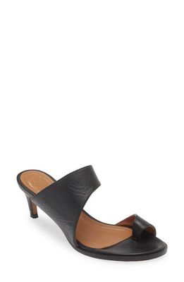 ATP ATELIER Trivento Toe Loop Sandal in Black