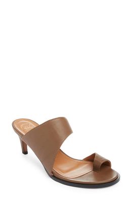 ATP ATELIER Trivento Toe Loop Sandal in Khaki Brown