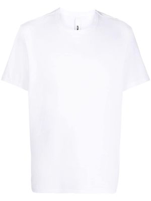 Attachment crew neck cotton T-shirt - White