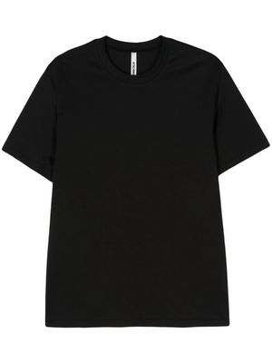 Attachment short-sleeve cotton T-shirt - Black