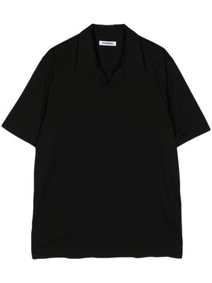 Attachment short-sleeve polo shirt - Black