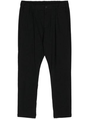 Attachment slim-cut trousers - Black