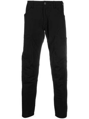 Attachment tapered cargo pocket trousers - Black