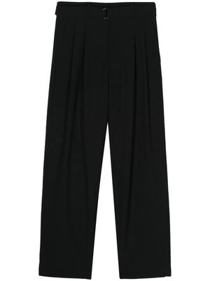 Attachment tapered-leg trousers - Black