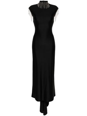 Atu Body Couture crystal-embellished sleeveless dress - Black