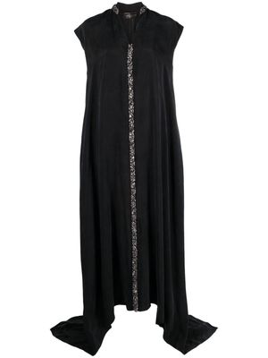 Atu Body Couture crystal-embellished V-neck maxi dress - Black