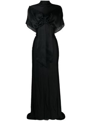 Atu Body Couture high-neck sleeveless maxi dress - Black