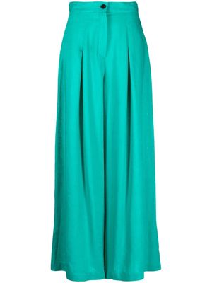 Atu Body Couture high-waist palazzo trousers - Green