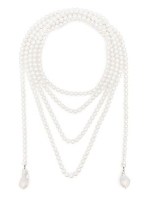 Atu Body Couture mother-of-pearl layered necklace - White