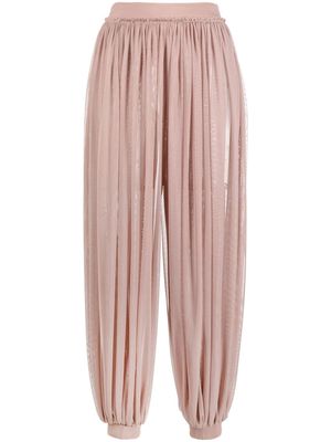 Atu Body Couture pleated balloon-leg trousers - Neutrals