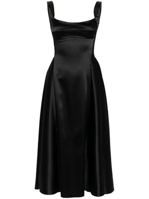 Atu Body Couture satin-finish sleeveless dress - Black