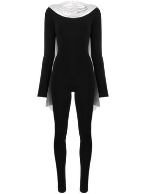 Atu Body Couture scarf-detail bodycon jumpsuit - Black