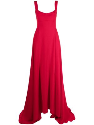 Atu Body Couture sleeveless crepe gown - Red