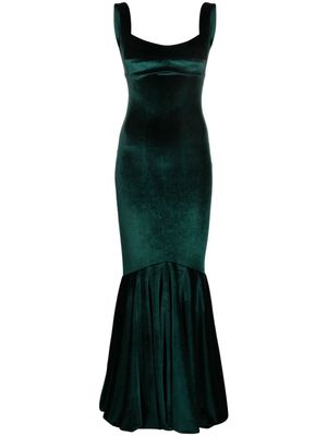 Atu Body Couture velour sleeveless maxi dress - Green