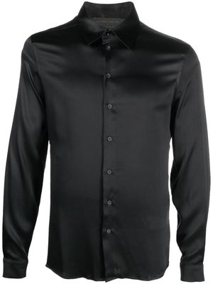 Atu Body Couture x Tessitura graphic-print button-up shirt - Black