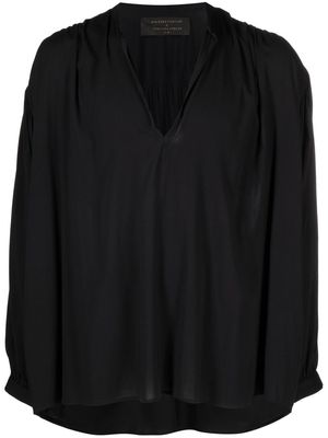 Atu Body Couture x Tessitura oversized pullover shirt - Black