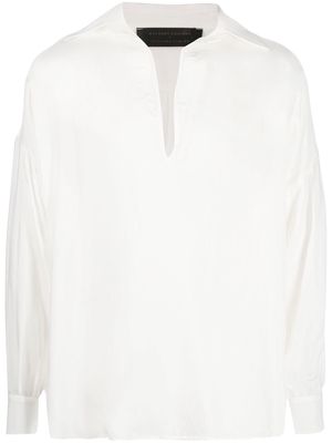 Atu Body Couture x Tessitura pullover long-sleeved shirt - White