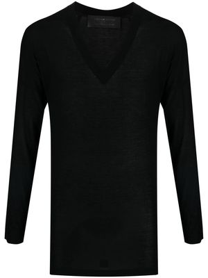 Atu Body Couture x Tessitura semi-sheer T-shirt - Black