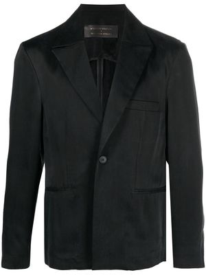 Atu Body Couture x Tessitura single-breasted tailored blazer - Black
