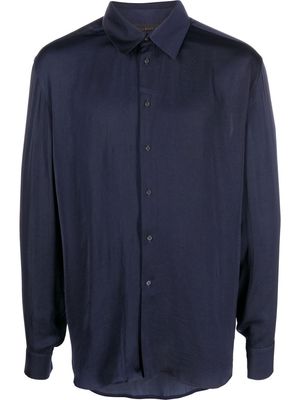 Atu Body Couture x Tessitura slouchy button-up shirt - Blue
