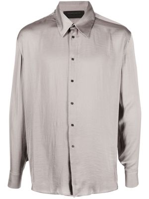Atu Body Couture x Tessitura slouchy button-up shirt - Grey