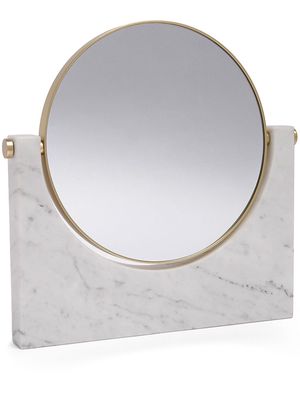 Audo Pepe marble mirror - White