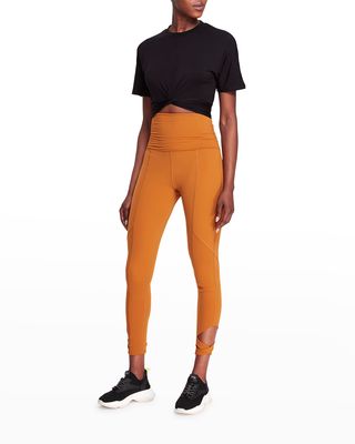 Audre Active Knotted Crop Tee
