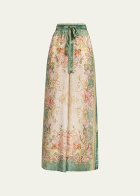 August Floral Relaxed Pants