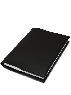 August Sandgren leather ruled notebook - Black