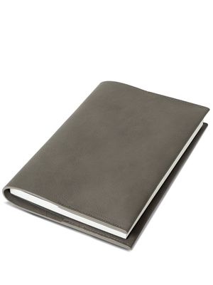 August Sandgren leather ruled notebook - Grey