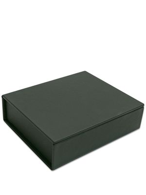 August Sandgren rectangular leather jewelbox - Green
