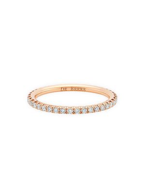 Aura Pink Diamond & 18K Rose Gold Band Ring - Pink - Size 6.5 - Pink - Size 6.5