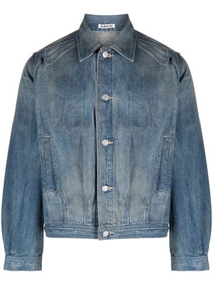 Auralee button-up jeans jacket - Blue